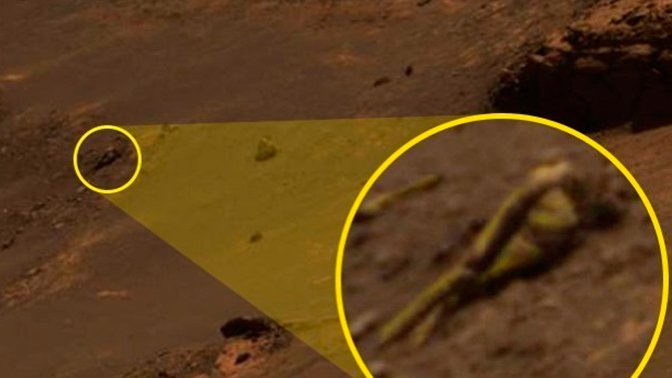 В NASA нашли на Марсе человекоподобную «мумию»
