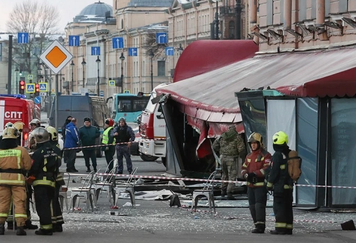 Как выглядит кафе после взрыва, в котором погиб Владлен Татарский